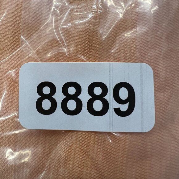 Chicos Slub V-Neck Tee Womens Large Peach Orange Pleated Back Cotton Modal Blend - Picture 10 of 10